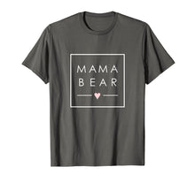 Load image into Gallery viewer, Mama Bear tshirt cute Mother love new Mom minimalist square