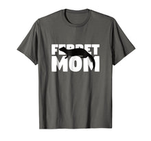 Load image into Gallery viewer, Ferret Mom T-Shirt Ferret Lover Gift for Mother Animal Tee