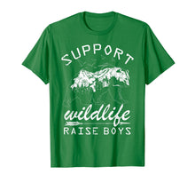 Load image into Gallery viewer, Support Wildlife Raise Boys T shirt Mom Dad Mother Parents