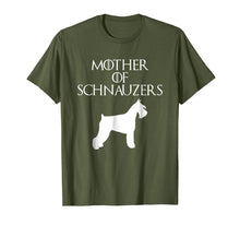 Load image into Gallery viewer, Cute & Unique White Mother of Schnauzers T-shirt E010750