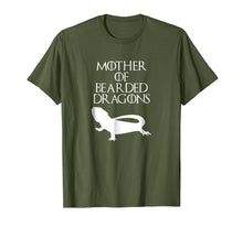 Load image into Gallery viewer, Cute Unique White Mother of Bearded Dragons T-shirt E010338