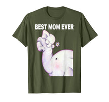Load image into Gallery viewer, Womens Best Mom ever Elephant Mother's day Tshirt for Mother