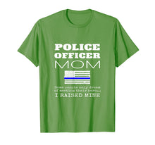Load image into Gallery viewer, Proud Mom Of A Police Officer Mother Gift T Shirt US Flag