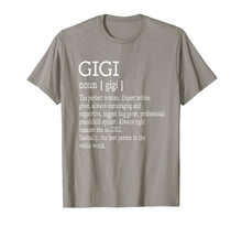 Load image into Gallery viewer, Gigi Definition Grandma Mother Day Gifts Women T-Shirt