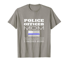 Load image into Gallery viewer, Proud Mom Of A Police Officer Mother Gift T Shirt US Flag