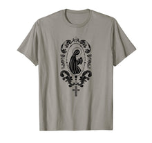Load image into Gallery viewer, Virgin Mary Shirt Rosary tshirt Mother of Jesus tee
