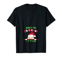 Load image into Gallery viewer, Baby's First Christmas On The Inside Pregnancy Mother Shirt

