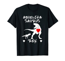 Load image into Gallery viewer, Abuelita Saurus T Rex Dinosaur T Shirt Mother Day Gift
