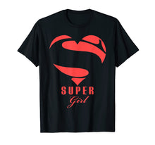 Load image into Gallery viewer, Super Girl Superhero T Shirt Gift Mother Father Day
