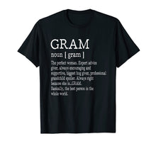 Load image into Gallery viewer, Gram Definition Grandma Mother Day Gifts Women T-Shirt
