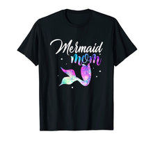 Load image into Gallery viewer, Mermaid Mom Mother T-Shirt Mermom Birthday Party Gift Tshirt
