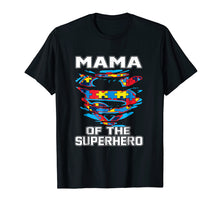 Load image into Gallery viewer, Super Mama Tshirt Autism Awareness Gift Mother Superhero
