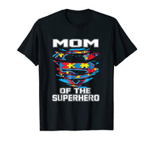 Load image into Gallery viewer, Super Mom Tshirt Autism Awareness Gift Mother Superhero
