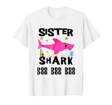 Load image into Gallery viewer, Sister Shark T Shirt Mother Grandma Thanksgiving Christmas
