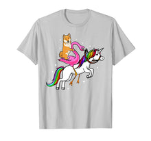 Load image into Gallery viewer, Cute Shiba Inu Riding Flamingo Unicorn Mother Day Shirt

