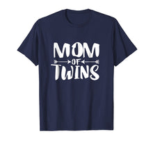 Load image into Gallery viewer, Mom Of Twins T-Shirt Mother Pregnant Announcement Gift
