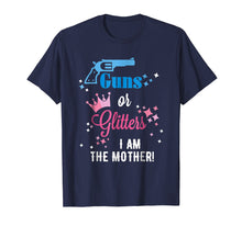 Load image into Gallery viewer, Guns or Glitter Gender Reveal Shirt For Mom, Mother, Mommy
