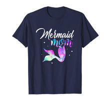 Load image into Gallery viewer, Mermaid Mom Mother T-Shirt Mermom Birthday Party Gift Tshirt
