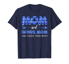 Load image into Gallery viewer, Mom and bonus Mom and I rock them both Tshirt for Mother
