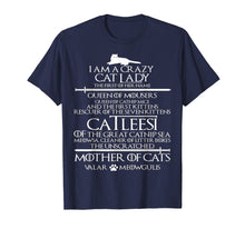 Load image into Gallery viewer, Catleesi Mother Of Cats Funny Cat Lovers Tshirt
