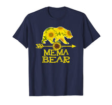 Load image into Gallery viewer, Mema Bear Sunflower T-Shirt Sunflower Mother Father Tee
