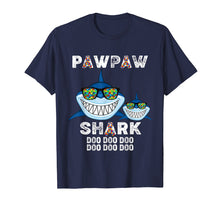 Load image into Gallery viewer, Pawpaw Shark Autism Puzzle T Shirt For Mother Love Shark
