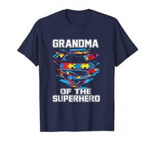 Load image into Gallery viewer, Super Grandma Tshirt Autism Awareness Gift Mother Superhero
