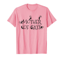 Load image into Gallery viewer, Mother of Cats. Cute Kittens T-shirt for Cat Lovers
