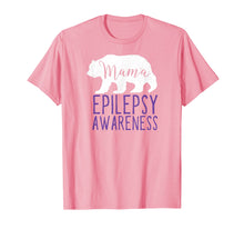 Load image into Gallery viewer, Mama Bear Epilepsy Awareness Shirt for Women Mom Mother Cute

