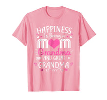 Load image into Gallery viewer, Happiness Is Being A Mom Great Grandma T shirt Women Mother
