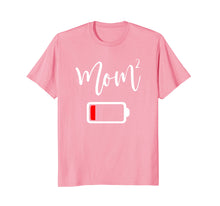 Load image into Gallery viewer, Mom2 Shirt | Mom Low Battery T-Shirt | Tired Mother of 2
