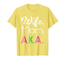 Load image into Gallery viewer, AKA Mom Tshirt Alpha Sorority Gift for Proud Mother Wife
