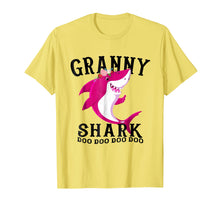 Load image into Gallery viewer, Granny Shark T Shirt Mother Grandma Halloween Christmas
