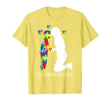 Load image into Gallery viewer, Autism awareness love needs no words Mom Mother T-shirt Gift
