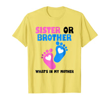 Load image into Gallery viewer, Sister Or Brother What's In My Mother T-shirt
