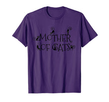 Load image into Gallery viewer, Mother of Cats. Cute Kittens T-shirt for Cat Lovers
