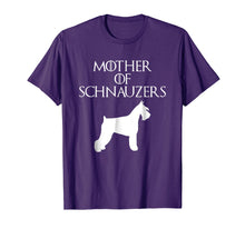 Load image into Gallery viewer, Cute &amp; Unique White Mother of Schnauzers T-shirt E010750
