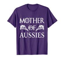 Load image into Gallery viewer, Mother Of Aussies Shirt Gift Tshirt Tee Australian Shepherd
