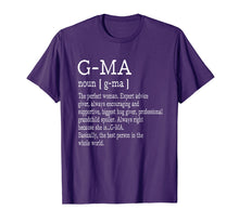 Load image into Gallery viewer, G-Ma Definition Grandma Mother Day Gifts Women T-Shirt
