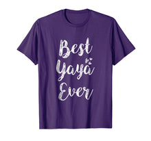 Load image into Gallery viewer, Womens Best Yaya Ever T-Shirt Fun Cute Mother Day Gift Tee
