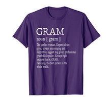 Load image into Gallery viewer, Gram Definition Grandma Mother Day Gifts Women T-Shirt
