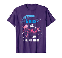 Load image into Gallery viewer, Guns or Glitter Gender Reveal Shirt For Mom, Mother, Mommy
