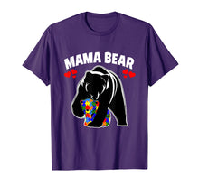 Load image into Gallery viewer, Mama Bear Autism Awareness T-shirt Gift For Mom Mother
