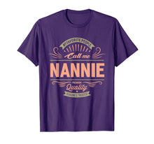 Load image into Gallery viewer, My Favorite People Call Me Nannie Grandma Mother T-Shirt
