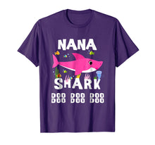 Load image into Gallery viewer, Nana Shark T Shirt Mother Grandma Mother's Day Christmas

