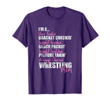 Load image into Gallery viewer, I Am A Wrestling Mom Sport Mommy Mother Distressed T-Shirt
