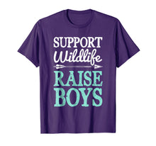 Load image into Gallery viewer, Support Wildlife Raise Boys T shirt Mom Dad Mother Parents

