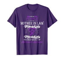 Load image into Gallery viewer, For My Mother In Law Alzheimer's Awareness Gift Shirt
