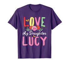Load image into Gallery viewer, Women's I Love My Daughter Lucy T-Shirt Mother Gift Shirt
