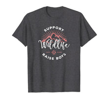 Load image into Gallery viewer, Womens Support Wildlife Raise Boys Shirt For Mom Mother
